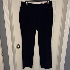 NWT Worthington Curvy Fit Navy Trousers